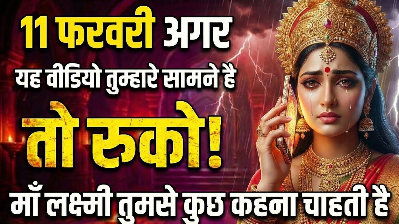 11 फरवरी अगर यह वीडियो तुम्हारे सामने है तो रुको वरना पछताओगे। @LAXMIVANI12 #motivation #laxmimaa
