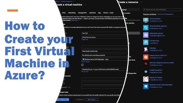 How to Create Your First Virtual Machine in Azure with free subscription?