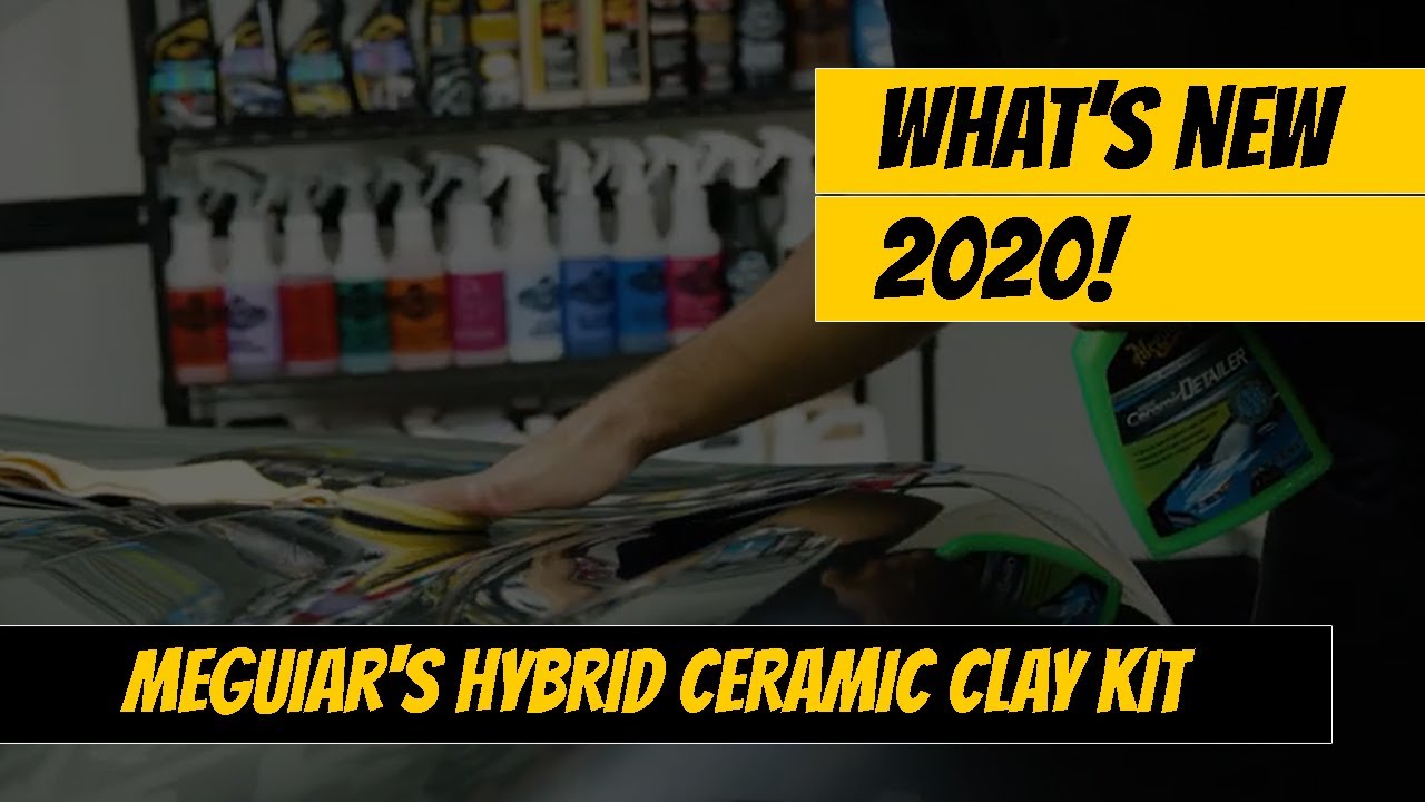Meguiar's Hybrid Ceramic Synthetic Clay Kit SUPERGLADDE LAK én HYBRID