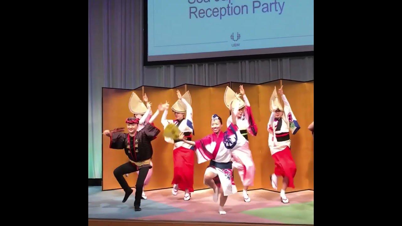 Japanese traditional dancers at opening of maritime event in Tokyo (2018) Japanese traditional dancers at opening of maritime event in Tokyo (2018)