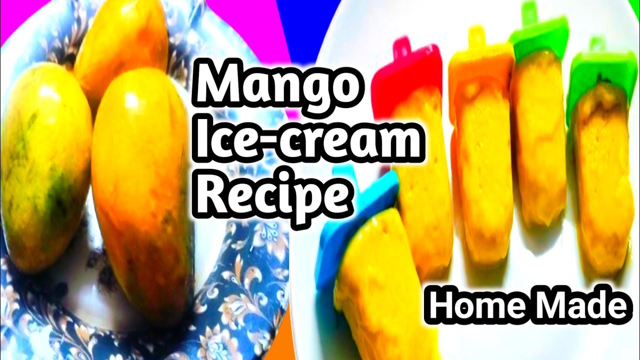 How to make Mango Ice - Cream at home in an easy way🍨🍦 