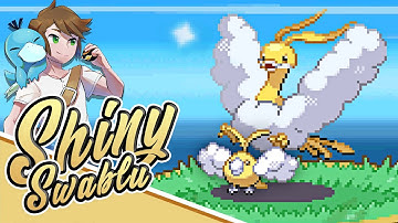 Live Shiny Swablu + Evolution After 4 Phases & 4,355 REs Total (DTQ #5) - Pokémon Platinum