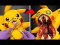 Transformation Of Cute Pikachu Into Terrifying Monster