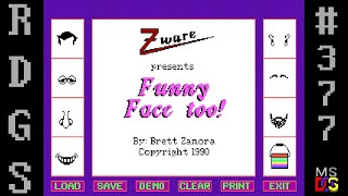 Random DOS Game Show #377: Funny Face Too! (1990)