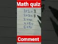 Math quiz short trick mathematics viral math by gs topic study