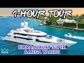 1hour luxury tour the best mega yachts super yachts  luxury sailing yachts