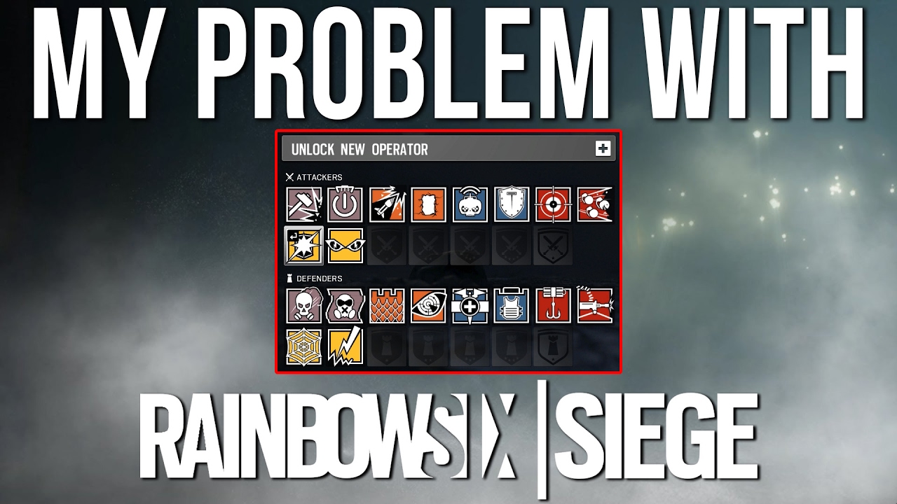 My Problem With Rainbow Six Siege YouTube