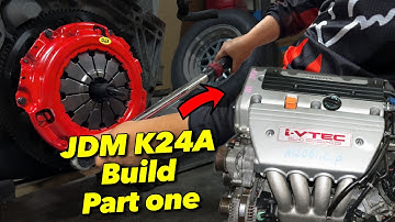 K24 Clutch Install !! Sam