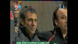 Danimarka 1-1 Türkiye 13.10.2004 2006 Dünya Kupası Elemeleri