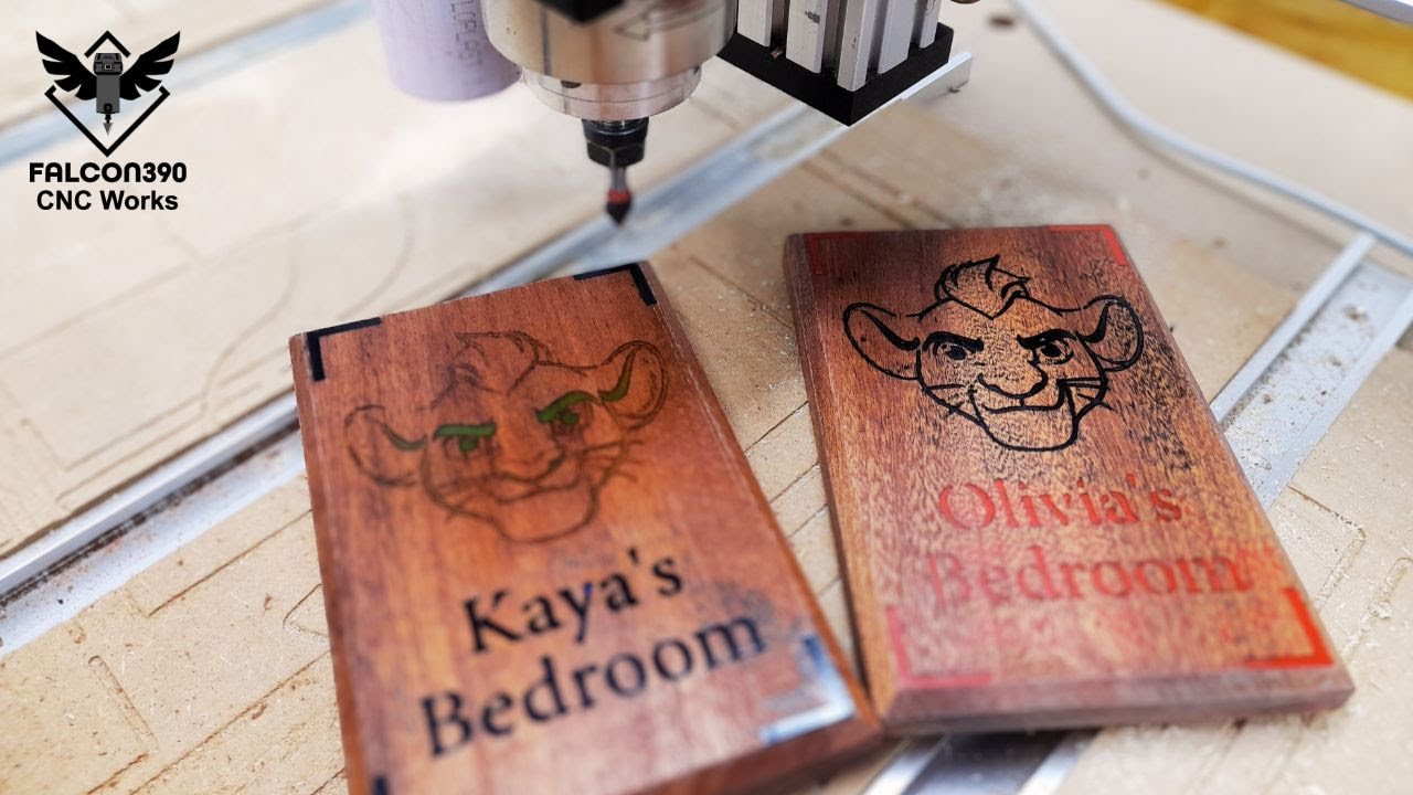 Making a sign on desktop CNC router. Epoxy resin project YouTube