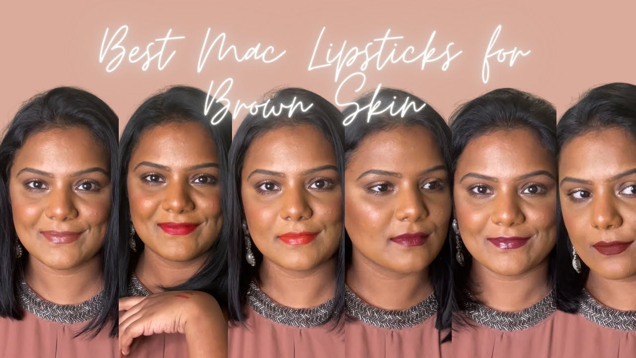 insulator makker Hollywood Best MAC Lipsticks for Brown/Dusky/Deep Indian Skin Tones (NC45) | Swatches  | Priyanka Wycliffe - YouTube