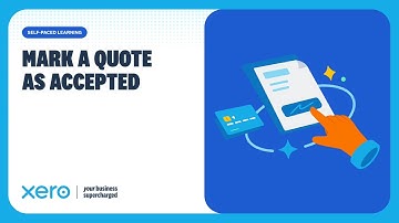 Xero quotes: Accept a customer quote and create an invoice