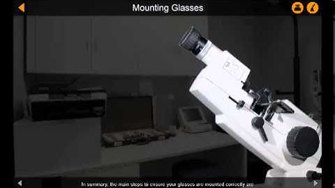 2/5 Mounting Glasses using a Vertometer
