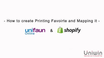 Add printing favorites in Shopify Unifaun app