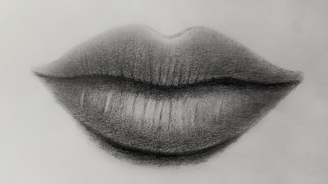 draw lips for beginners, how to draw lips easy, how to shade lips,how to dr...