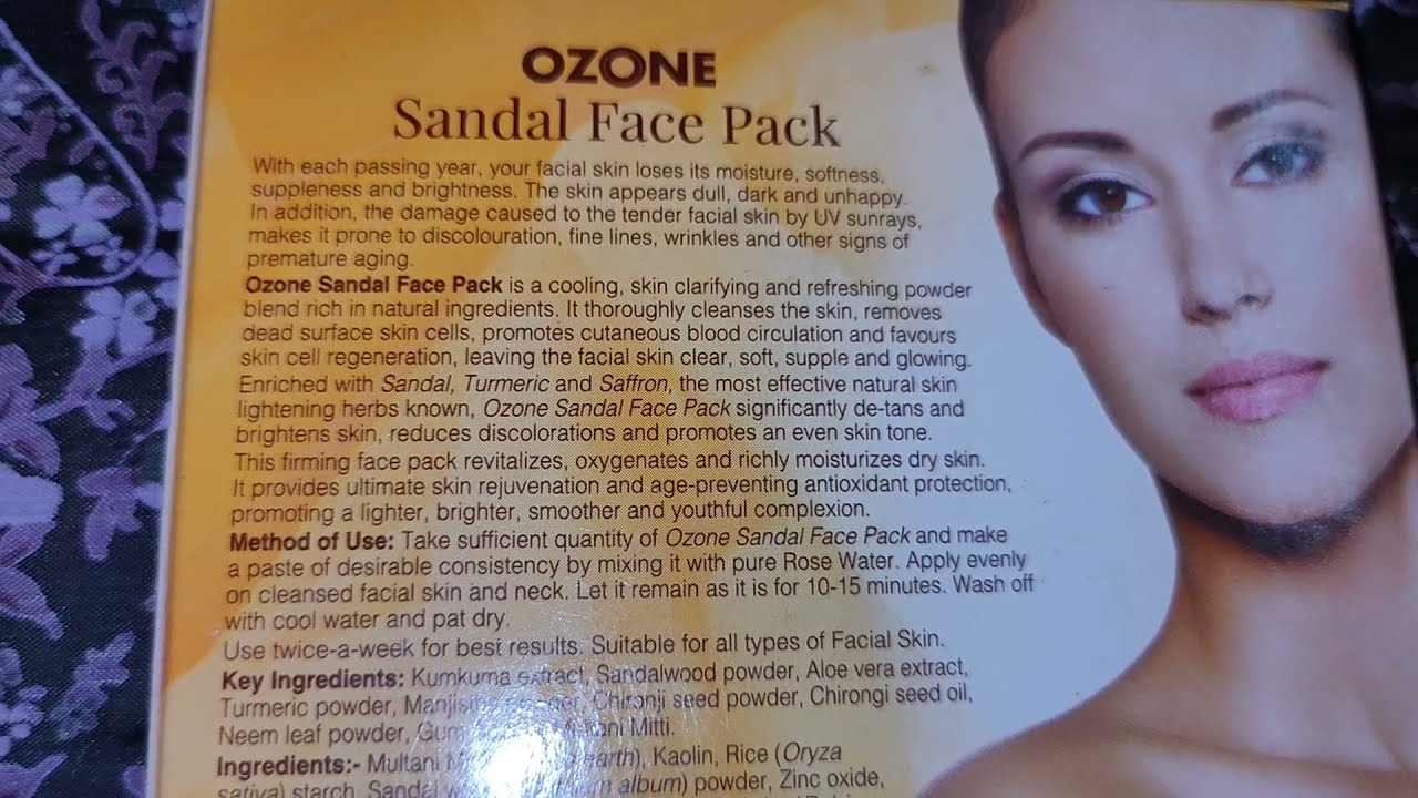 OZONE Anti Tan Face Care Combo - (Face Wash, Face Pack & Face Scrub) Price  in India, Full Specifications & Offers | DTashion.com