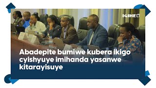 Abadepite bumiwe kubera ikigo cyishyuye imihanda yasanwe kitarayisuye