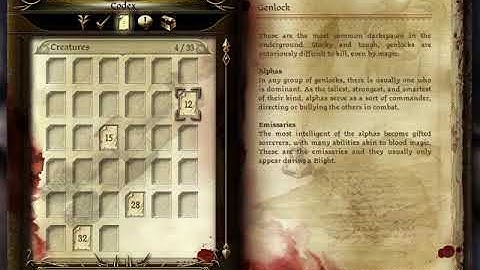 Dragon Age Origins Codex