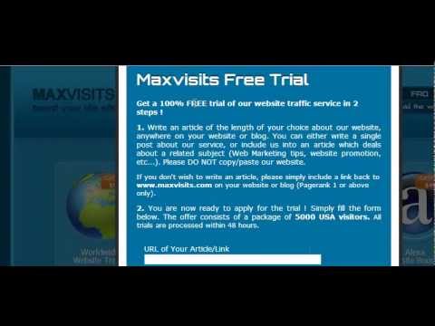 free trial website traffic