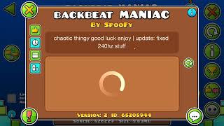 Geometry Dash | backbeat MANIAC COMPLETE