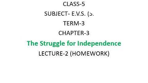 CLASS 5 SUBJECT E V S  S ST  TERM 3 CHAPTER 3 LECTURE 2