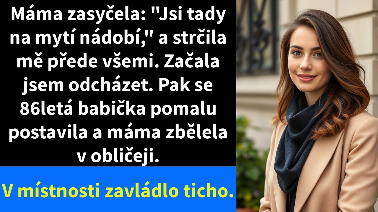 Máma mě chytila za zápěstí u servírovacího stolku a zasyčela mi do ucha: „Ty tu budeš mít nádobí." Bylo to na babiččiných 86. narozeninách, které jsem sama zorganizovala – restaurovala staré...