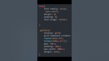 “Responsive Image Gallery with CSS Grid” #shorts #ytshorts