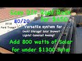 How To Install DIY Custom Van Roof Rack &amp; 800 Watts of Solar Panels to 80/20 Optional Rooftop Deck