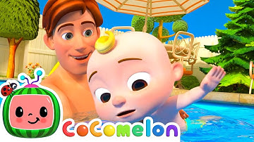 🌞 Hot Summer Swimming Song 🌞 | @CoComelon | 🔤 Moonbug Subtitles 🔤
