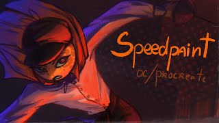 Speedpaint | Stickman Oc (procreate)