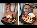 HOW I MAKE CREPES, SERIOUSLY SUPER EASY & DELICIOUS !!!