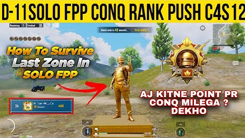 Solo fpp rank push C4S12 | Solo fpp conqueror Tips #solofppconqueror #solofpprankpushtoconqueror