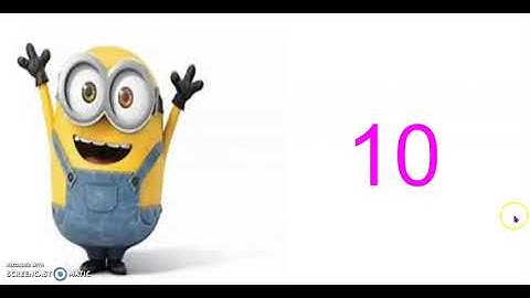 Math Module 1(K) Lesson 22 Fluency : 1 2 3 stand on 10