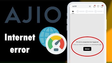 How to Fix Oh no! An unexpected error happened error in Ajio App on Android