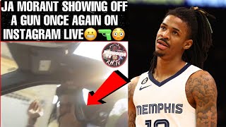 Memphis Grizzlies star Ja Morant BUSTED again in VIRAL video flashing a GUN What an IDIOT