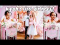 KYLAH&#39;S FIRST BIRTHDAY PARTY!