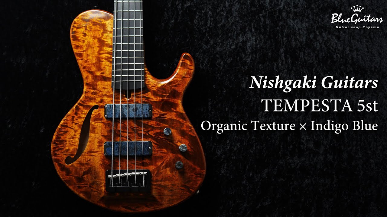 Blue Guitars - Nishgaki Guitars / TEMPESTA 5st Organic Texture