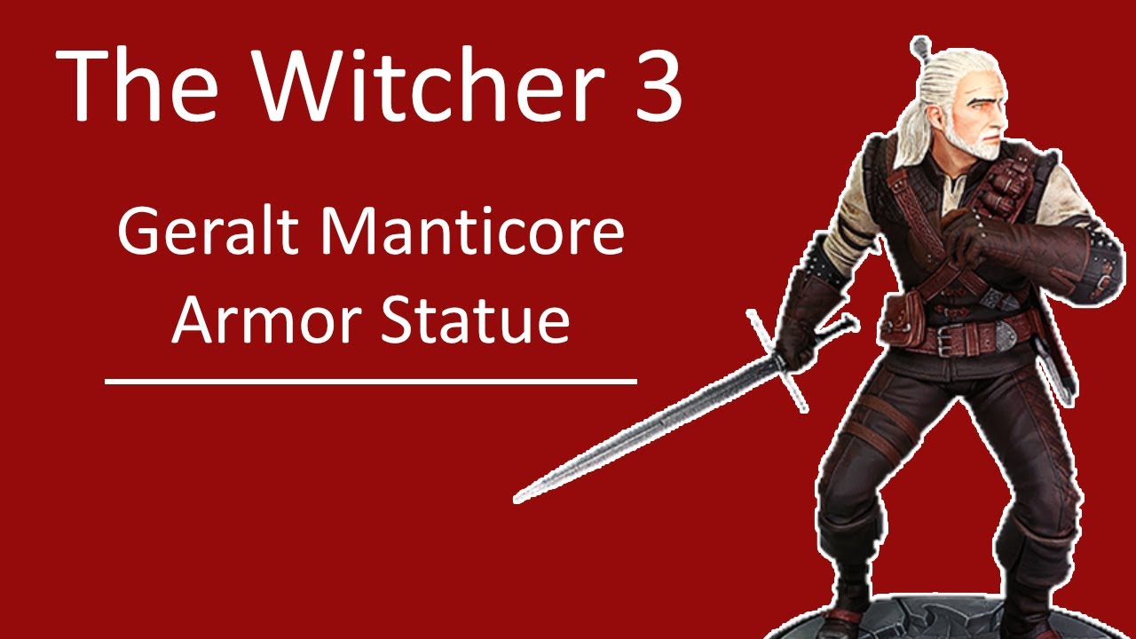 The Witcher 3 Action Figure Unboxing - ASMR