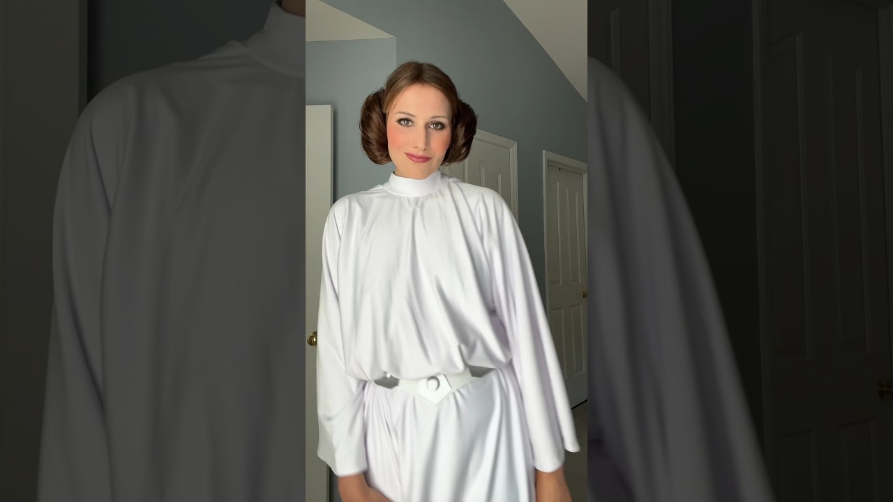 cosplaying as my favorite space princess! what’s your favorite star wars movie? #princessleia #leia