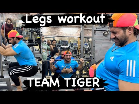 HEAVY LEGS WORKOUT ( TEAM TIGER )  @Tiger Fitness Club