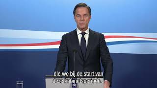 Terugkijken: het inleidend statement van minister-president Rutte na de #ministerraad.