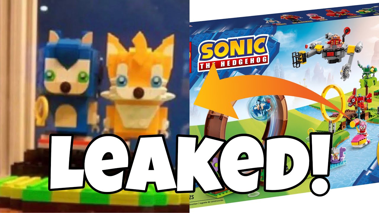 LEGO Sonic The Hedgehog and Tails Brickheadz revealed at SDCC 2023