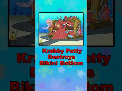 Krabby Patty Destroys Krusty Krab