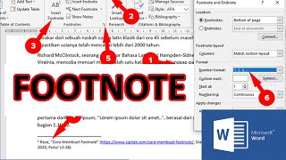 Cara Membuat Footnote Atau Catatan Kaki Otomatis Di Microsoft Word