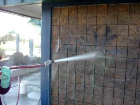 Graffiti Removal area of a trapezoid