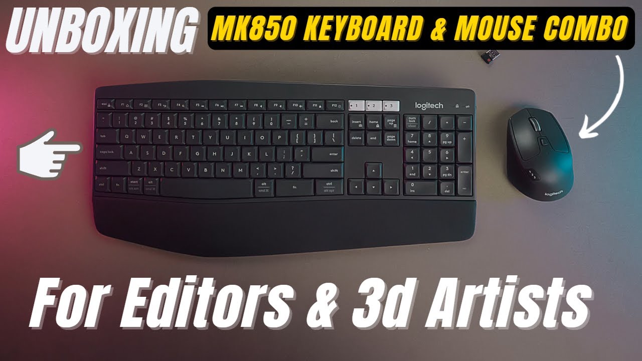Faringe Enojado Mesa final Logitech MK850 Performance Wireless Keyboard and Triathlon M 720 Mouse  Combo | UNBOXING | Hindi - YouTube