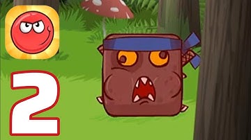 Red Ball 4 - Gameplay Walkthrough Part 2 - Deep Forest (iOS, Android) No Commentary