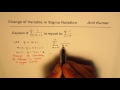 Change of Variable in Summation Sigma Notation
