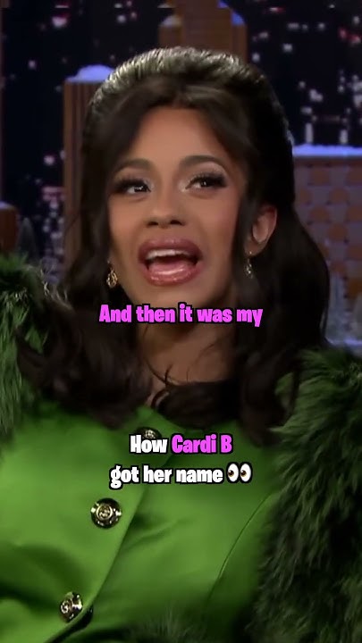 How Cardi B Got Her Name - YouTube