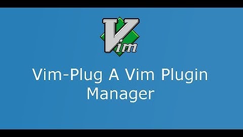 Part 4 Vim Plug  A VIM Plugin Manager